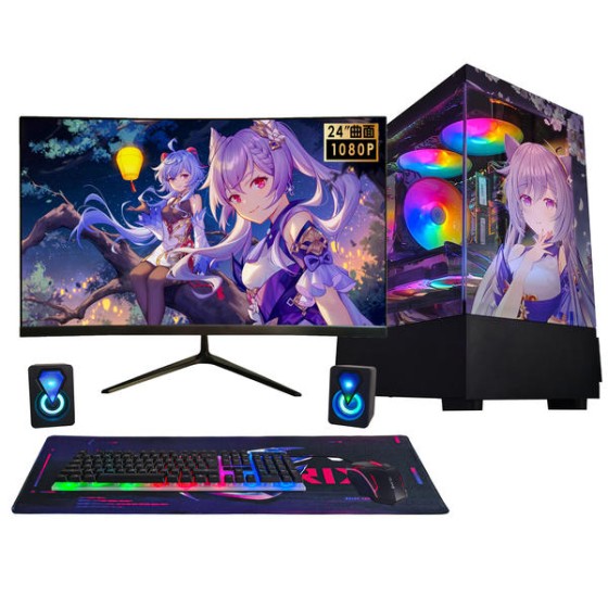 99% new ASUS P1-DIY with Intel Xeon E5-2680v2, HD7670 4GB graphics, 24.0-inch display, 64GB RAM, and 512GB SSD