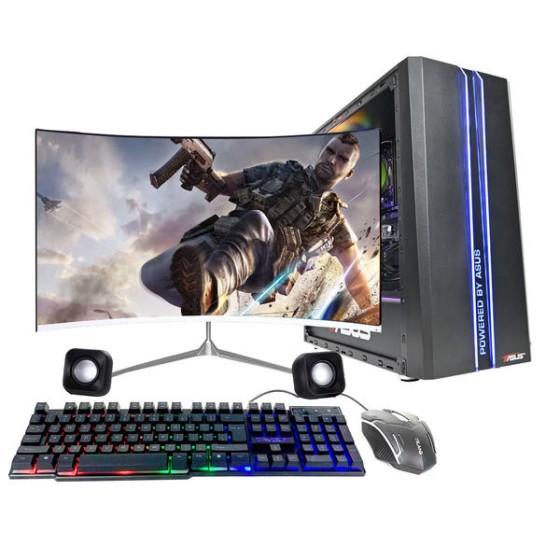 99% new ASUS P1-DIY with Intel Xeon E5-2680v2, RX 580 8GB, 24.0-inch display, 32GB RAM, and 512GB SSD