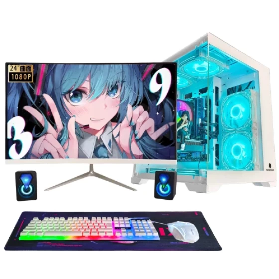 99% new Colorful Rainbow Sea View Room - DIY Ultimate E5-2680v2 GTX1060 3GB 24.0 inch 16GB 512GB SSD